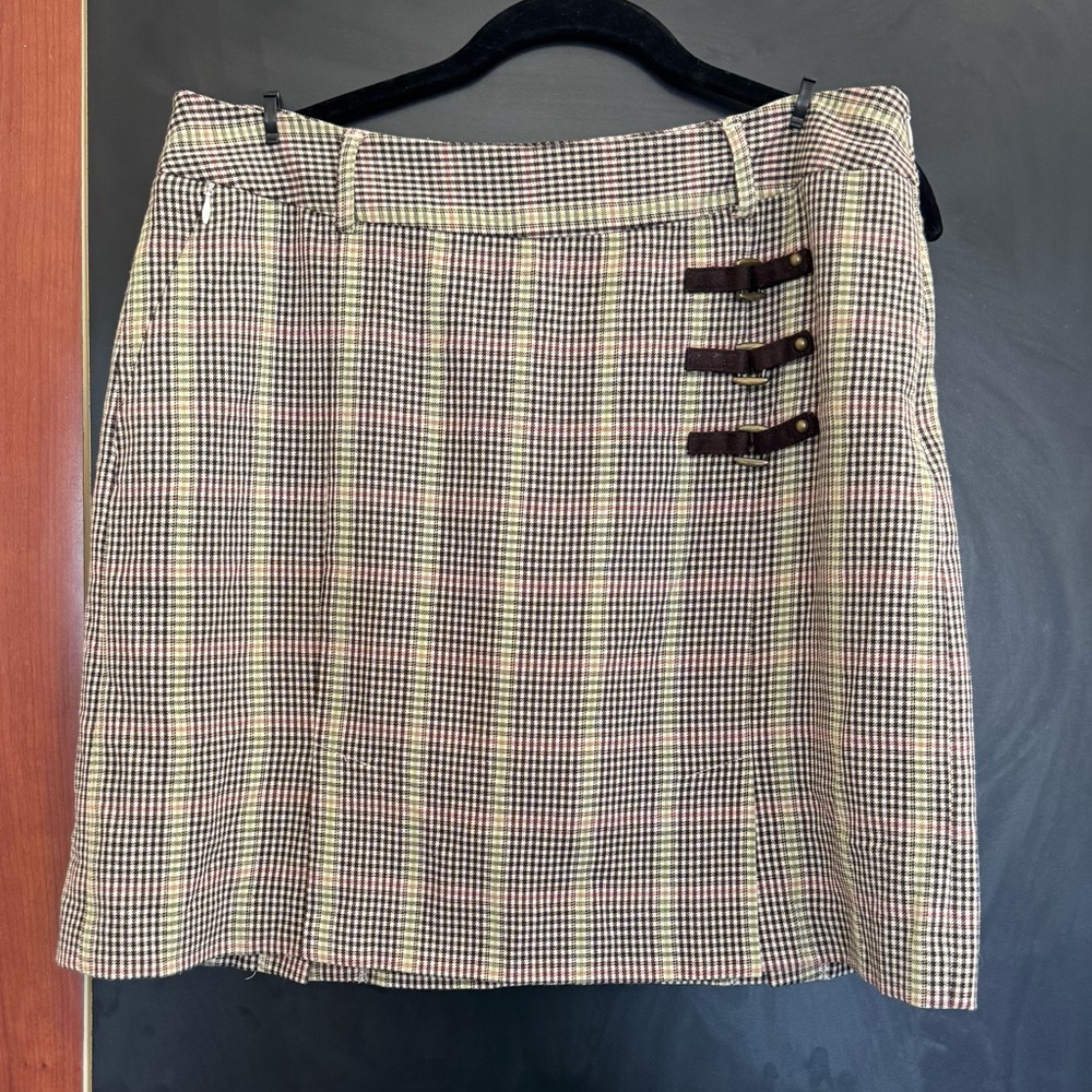 Tehama Nancy Haley Skort Houndstooth Golf Tennis‎ Skirt Skort Women's Size 12